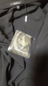 卡賓（CABBEEN）【高級感】金線刺繡長袖襯衫男2024秋季新款寬松彈力潮牌襯衣 煤黑色01 XL /180/52 曬單實拍圖