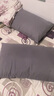 大白枕 [一對] + 小京研枕套 [一對] 100%健康原生纖維A類雙人枕 曬單實拍圖