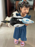 凡獵女童牛仔連衣裙夏裝2025新款洋氣兒童公主裙小女孩寶寶背心裙夏季 藍(lán)色 100 cm 曬單實(shí)拍圖