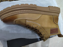 皓頓（HAUT TON）男靴頭層牛皮馬丁靴復古英倫風(fēng)工裝靴新品男士休閑戶(hù)外高幫鞋 卡其色-單鞋【熱賣(mài)款】 43 (適合運動(dòng)鞋44碼) 曬單實(shí)拍圖