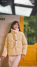 森馬（Semir）森馬羽絨服女新中式仿兔毛領(lǐng)短款保暖外套24冬新款109724113017 曬單實(shí)拍圖