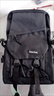 雙肩包新款大容量旅行輕便背包男女初中高中大學(xué)生潮流電腦包簡(jiǎn)約 黑色大號【推薦購買(mǎi)】 套裝【帶掛件款】 曬單實(shí)拍圖