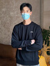 李寧衛衣男女情侶春秋新品運動(dòng)圓領(lǐng)外套長(cháng)袖套頭休閑上衣寬松運動(dòng)服 曬單實(shí)拍圖