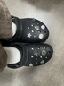卡駱馳crocs洞洞鞋貝雅男鞋女鞋輕便耐磨一腳蹬拖鞋休閑鞋|10126 黑色-001 45 (290mm) 曬單實拍圖