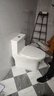恒潔（HEGII）馬桶 家用虹吸式大沖力坐便器 速沖節水防臭 靜音降緩蓋板 包安裝 【可調坑距】抗菌釉面HC0508PT 250-410mm可調節坑距 曬單實(shí)拍圖