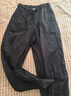 優(yōu)衣庫【超品好價(jià)】女裝休閑廓形長(cháng)褲/系腰帶彎刀鐮刀褲子481028 481028/09黑色 M /160/66A 曬單實(shí)拍圖