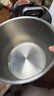 美的（Midea）電壓力鍋電高壓鍋高壓電飯鍋微壓電飯煲6升0涂層304不銹鋼不粘家用加深雙內膽3-12人煲湯燉肉煮飯 【少鹽提鮮】0涂層不銹鋼 6L 曬單實(shí)拍圖