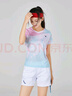 圣希奴（SaintsYno）羽毛球服女裝套裝定制夏季短袖運動(dòng)球衣印字網(wǎng)排球專(zhuān)業(yè)羽毛球衣男 3923B粉色白褲套裝 M 曬單實(shí)拍圖