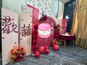 喜蝴蝶訂婚全套布置 2025新款訂婚場(chǎng)景布置全套背景板布置套裝氣球裝飾 【次日達】柔情蜜意（送訂婚書(shū)） 曬單實(shí)拍圖