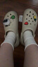 卡駱馳crocs檀健次同款經(jīng)典泡芙洞洞鞋百舒適男沙灘鞋女鞋休閑鞋|207521 骨白色-2Y2(含智必星) 37 (230mm) 38 曬單實(shí)拍圖