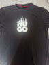 雨果博斯（HUGO BOSS）25春夏新品 男士HUGO系列棉質(zhì)圓領(lǐng)短袖T恤男裝中秋禮物男50535363 001 黑色煙霧效果堆疊徽標 M 曬單實(shí)拍圖