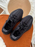 阿迪達斯YEEZY350黑瑪瑙椰子夏日透氣青少年學生運動休閑鞋 37 曬單實拍圖
