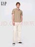 Gap男女裝2025春季新款小熊刺繡短袖T恤休常規(guī)polo衫美版708395 卡其色 M 美碼 L亞洲碼180/96A 曬單實拍圖
