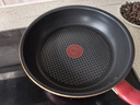 特福（Tefal）平底鍋家用牛排不粘煎鍋少油煙有鈦煎餅鍋電磁爐燃氣灶通用28cm 曬單實拍圖