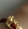 周生生黃金轉(zhuǎn)運(yùn)珠Charme足金串珠迷你四葉草蝴蝶結(jié)皇冠南瓜車 單顆 92447C四葉草 曬單實(shí)拍圖