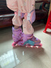 迪士尼（Disney）輪滑鞋兒童溜冰鞋男女童初學(xué)可調(diào)節(jié)專業(yè)旱冰滑冰鞋冰雪送禮物 曬單實(shí)拍圖