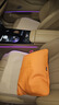 莫蘭迪NAPPA皮汽車(chē)頭枕車(chē)用護頸枕車(chē)內腰靠適用于奔馳寶馬奧迪運動(dòng)座椅 納帕超纖皮腰靠-愛(ài)馬士橙 曬單實(shí)拍圖