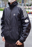 adidas休閑簡(jiǎn)約三條紋梭織立領(lǐng)夾克外套男裝阿迪達(dá)斯官方三葉草 黑色 M 曬單實(shí)拍圖