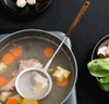 onlycook胡桃木不銹鋼漏勺過濾網(wǎng)勺 超細撇浮沫過濾油渣豆?jié){漏網(wǎng)勺 1只裝 曬單實拍圖