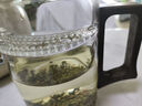 辦公室綠茶玻璃杯個人專用月牙杯高端一體式過濾泡茶杯茶水分離杯 【透明】綠茶杯400ml1只 曬單實拍圖