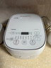 東芝（TOSHIBA）白珍珠發(fā)芽米電飯煲3L 3-4人IH立體大火力 2mm備長炭內(nèi)膽 家用智能電飯煲 RC-10HUC(W) 曬單實拍圖