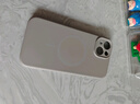 奶小鴨（NEYAA）適用蘋果16promax手機殼iphone16promax保護套全包超薄Magsafe磁吸液態(tài)硅膠防摔簡約男女款 鈦原色 曬單實拍圖
