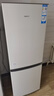 海爾（Haier）冰箱出品雙開門二門177升冰箱家用小型冰箱租房省電不占地冷藏冷凍兩用統(tǒng)帥家用小冰箱 以舊換新 177升雙門冰箱節(jié)能省電 兩天約用1度電 曬單實(shí)拍圖