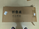 連理之木折疊桌電腦桌家用電競桌游戲桌學(xué)習桌簡(jiǎn)約書(shū)房書(shū)桌辦公桌長(cháng)條桌子 可折疊電腦桌黑色80*40*75cm 曬單實(shí)拍圖