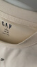 GAP【EasyChill系列】女裝2024夏季防曬涼感透氣易打理T恤540508 米色 S (160/80A) 亞洲尺碼 曬單實(shí)拍圖