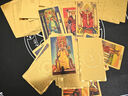 塔羅牌正版韋特經(jīng)典塔牌卡牌tarot防水初學(xué)典藏燙金78張教程說(shuō)明 日光星語(yǔ)【磁吸禮盒+桌布+布袋+手冊】 曬單實(shí)拍圖