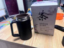 胖東來(lái) DL品質(zhì)紫砂內(nèi)膽泡茶杯宜興原礦紫砂茶水分離刻字定制禮盒 磨砂黑手柄420ml 曬單實(shí)拍圖