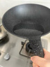 愛(ài)仕達（ASD）炒鍋麥飯石色不粘平底炒菜鍋立蓋32cm燃氣電磁爐通用CL32S11WG 曬單實(shí)拍圖