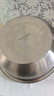 茶花（CHAHUA）304不銹鋼廚房專(zhuān)用湯盆菜盆加厚食品級材質(zhì)防摔洗菜盆面盆 24cm 曬單實(shí)拍圖