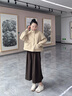 波司登（BOSIDENG）新款輕薄羽絨服女短款90絨巴恩風(fēng)休閑立領(lǐng)夾克保暖外套B250135336 金沙卡其|7C91【暢銷色】 M 165/88A 體重約125-140斤 曬單實(shí)拍圖