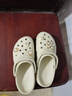 crocs卡駱馳厚底云朵洞洞鞋|206750 骨白色-2Y2 37/38(240mm) 曬單實(shí)拍圖