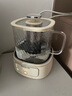 九陽(yáng)（Joyoung）凈萃養(yǎng)生壺迷你家用全玻璃煮茶器 316L茶籃 1L辦公室0金屬0膠水恒溫?zé)畨?K10D-WY103（茶） 曬單實(shí)拍圖