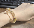 AJIDOU阿吉豆手鏈女中式黃水晶瑪瑙手串手飾串珠手鏈輕奢高級感七夕禮物 曬單實拍圖