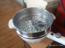 美的（Midea）電炒鍋不粘鍋一體插電多功能鐵鍋電炒鍋多功能一體2025新款炒菜鍋插電一體家用蒸煮煎炒多用途鍋 3.5L 【配蒸籠 油溫紅燈提醒】HCG2572 曬單實(shí)拍圖