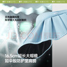蕉下（beneunder）遮陽帽子黑膠貝殼防曬帽女防紫外線大檐太陽帽空頂帽BM532灰 曬單實拍圖