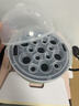 【熱銷(xiāo)500W+】半球煮蛋器  蒸蛋器煎蛋器  單層家用早餐神器迷你雞蛋煮蛋神器 早餐煎蛋 0.12L 綠色款 曬單實(shí)拍圖