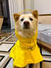 MIKI PAD狗狗雨衣中大型犬柯基邊牧金毛寵物雨衣斗篷防水雨披狗狗沖鋒衣 檸檬黃 #快穿設計 6XL（背長(cháng)60-68 參考體重56-80斤） 曬單實(shí)拍圖