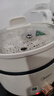 美的（Midea）電煮鍋 電火鍋 泡面鍋 宿舍小火鍋 蒸煮一體電蒸鍋 多功能鍋 MC-HGE2511【配帶蒸籠】3L 國家補貼 曬單實拍圖
