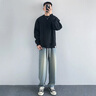 JEEP SPIRIT吉普牛仔褲男2025秋季寬松直筒闊腿褲子男生青少年男褲 淺藍(lán) XL 曬單實拍圖