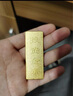 明牌珠寶七夕禮物足金黃金大吉葫蘆金條投資金送禮AFQ0185 金條 100克 曬單實(shí)拍圖