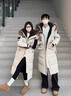 楊紫同款零下40度500g極寒鵝絨羽絨服情侶超厚哈爾濱旅游防寒外套 燕麥白  貉子真毛領(lǐng) 男女同款單件極寒保暖 XL 充絨量455克-建議130~150斤 曬單實(shí)拍圖