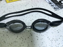 速比濤（Speedo）Edge進口精工泳鏡高清防水防霧游泳裝備男女通用 黑色/煙灰 曬單實拍圖