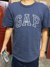 Gap男女裝2025春季新款純棉字母印花logo短袖T恤上衣美版797924 藏藍(lán)色 M 美碼 L亞洲碼180/96A 曬單實拍圖