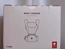 babycare腰凳嬰兒背帶多功能減震四季抱娃神器解放雙手透氣輕薄款 格里藍 曬單實(shí)拍圖