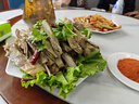 小淘孩兒童漢服男童中國(guó)風(fēng)國(guó)學(xué)服畢業(yè)團(tuán)體中秋表演服演出服 龍吟白藍(lán)120 曬單實(shí)拍圖