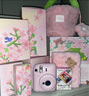 INSTAX富士instax立拍立得 一次成像相機 mini12精美禮盒 櫻花寶貝 含10張fafa花邊相紙 曬單實(shí)拍圖